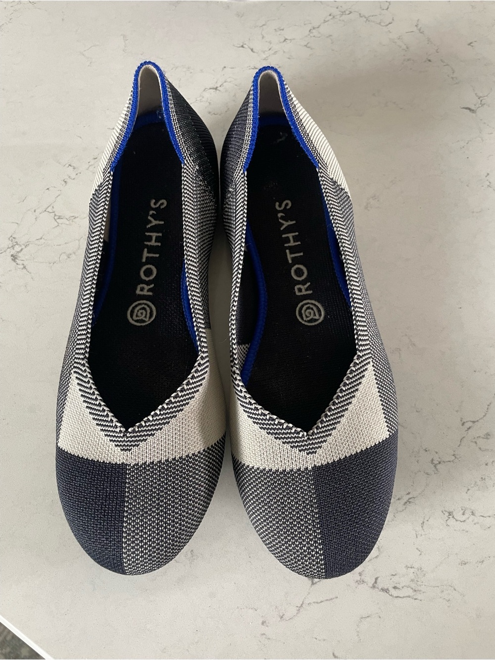 Rothy's The Flat Captoe Black Textile Ballet Flat